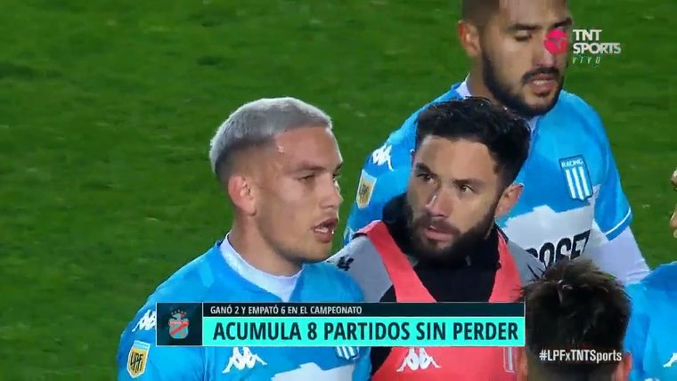 Copetti y Mena se pelearon luego del empate de Racing.