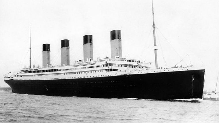 El Titanic partió del puerto de Southampton el 10 de abril de 1912 Foto: PA
