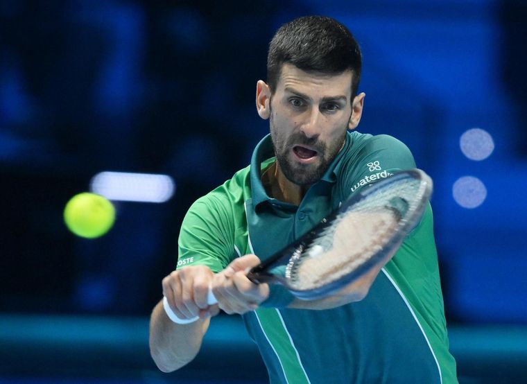 Djokovic, maestro por séptima vez: venció a Sinner para quedarse con un nuevo ATP Finals Foto: EFE