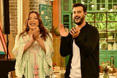 Lizy Tagliani y Diego Leuco no estarán solos en la conducción de este domingo. Foto: Instagram Telefe Lizy Tagliani y Diego Leuco no estarán solos en la conducción de este domingo. Foto: Instagram Telefe