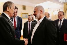 Serguei Lavrov e Ismail Haniye Foto: Nuevos Papeles Serguei Lavrov e Ismail Haniye Foto: Nuevos Papeles