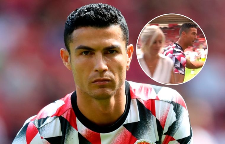 Cristiano Ronaldo El delantero ignoró a una periodista.