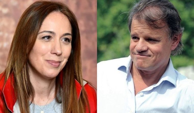 María Eugenia Vidal y Quique Sacco