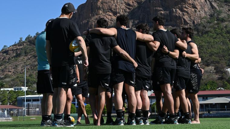 Los Pumas ya trabajan en Townsville. 