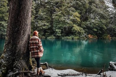 MDZol | Río Rivadavia, Chubut. Foto: @gabychavez86
