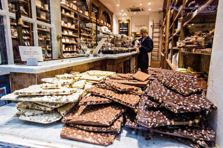 Bruselas es conocida como la capital mundial del chocolate Foto: Shutterstock