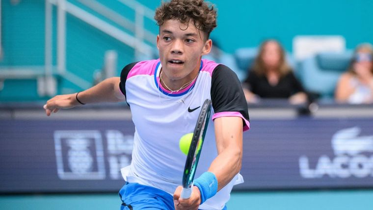 Darwin Blanch es 21 años menor que su próximo rival, Rafael Nadal Foto: Tennis TV