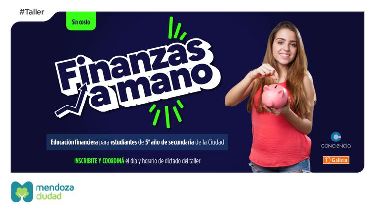 La Ciudad de Mendoza acerca herramientas financieras a estudiantes secundarios. La Ciudad de Mendoza acerca herramientas financieras a estudiantes secundarios.