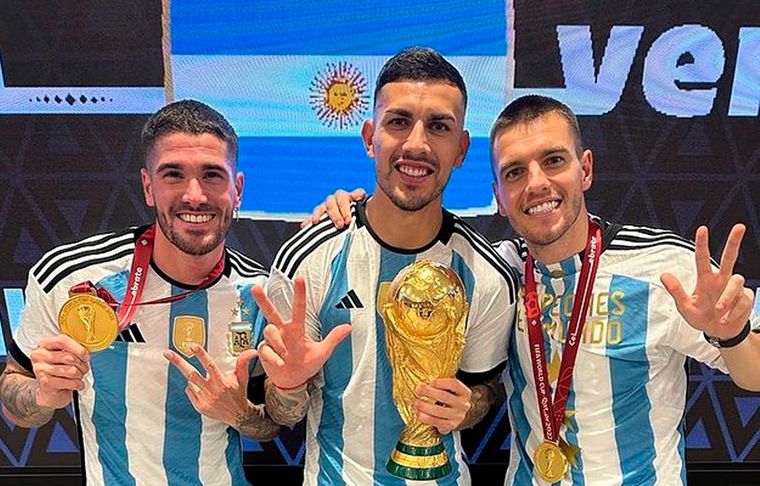 Leandro Paredes La anécdota de Leandro Paredes con De Paul y Lo Celso antes de la final del Mundial.