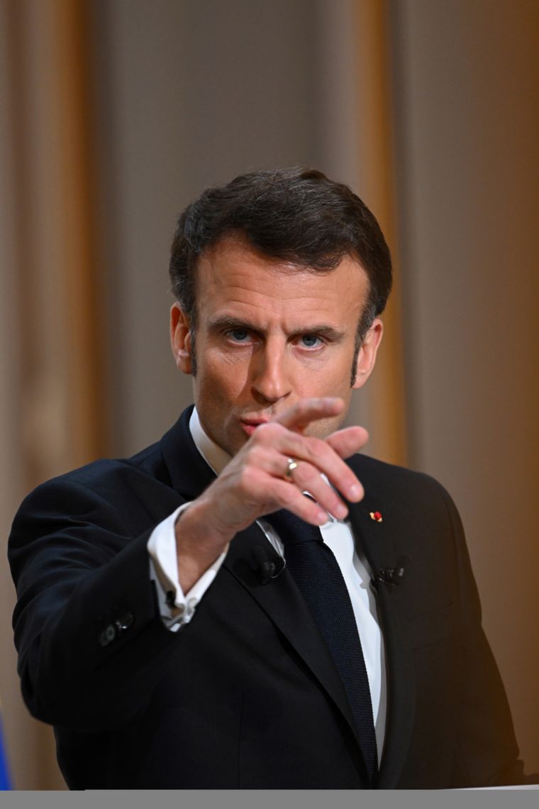 Emmanuel Macron Macron enfrenta nuevas protestas en las ciudades de Francia. Foto: Efe.