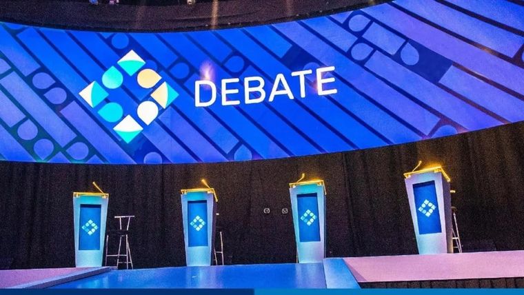 Habrá debate presidencial el 1 y el 8 de octubre Foto: Archivo