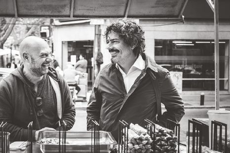 Gato Ficcardi y Pupo Boldrini, los autores de la muestra. Foto: Boldrini & Ficcardi