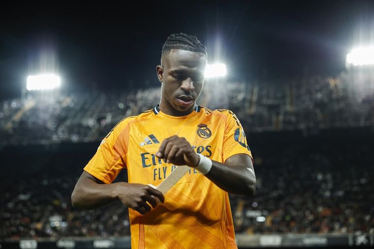 El siempre polémico Vinicius Júnior volvió a ser protagonista de un escándalo en la liga española. Foto: EFE