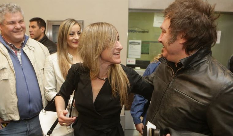 Como se esperaba, Milei fue nuevamente el más votado en Mendoza Foto: Facebook Mechi Llano