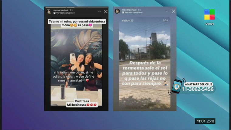 Los posteos de Morena Rial. Los posteos de Morena Rial.