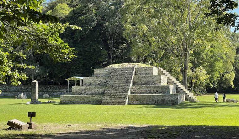 El Parque Arqueológico de Copán Ruinas, en Copán (Honduras). Foto: Efe.