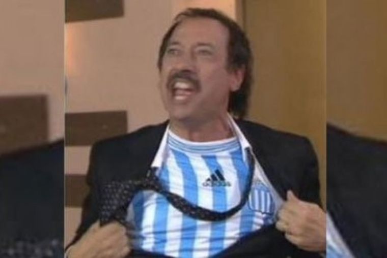 Guillermo Francella es fanático de Racing. Guillermo Francella es fanático de Racing.