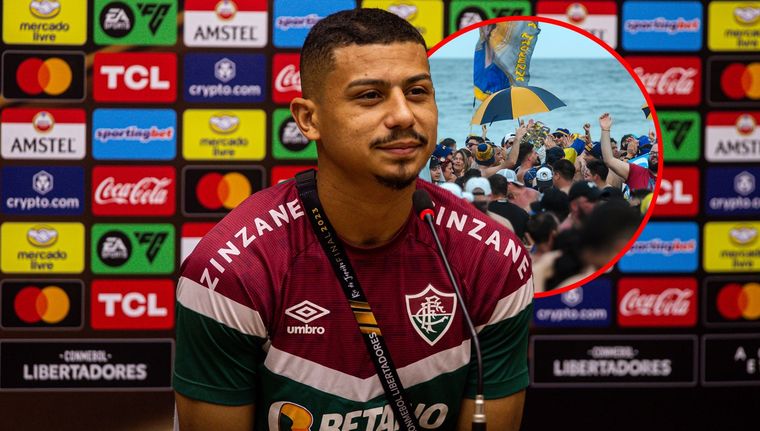André, del Fluminense, lamentó los episodios de violencia Foto: MDZ