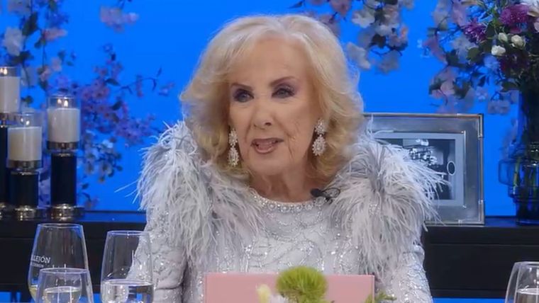 La diva se disculpó. Foto: captura de video/ El Trece. 