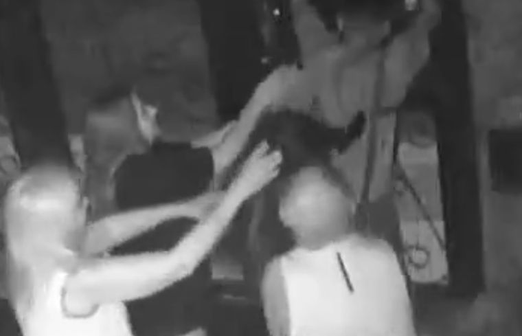 El hecho ocurrió en un domicilio ubicado sobre la calle Perú al 2700. Foto: Captura de video