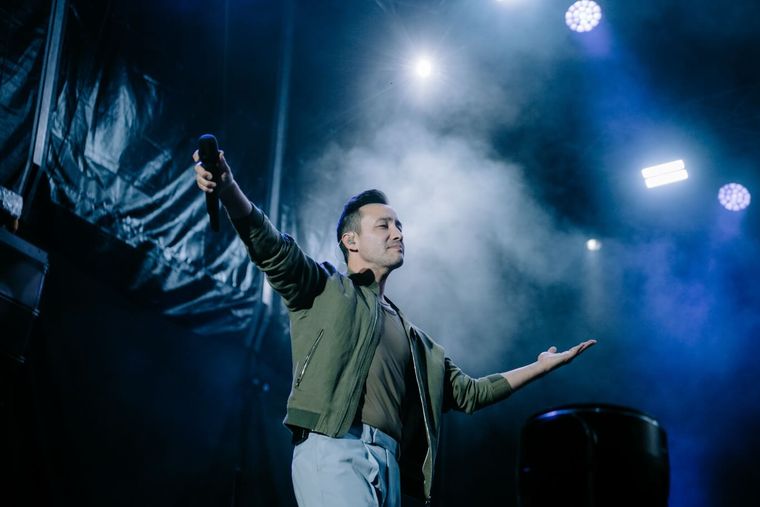 Luciano Pereyra en Rivadavia Canta al País. Luciano Pereyra en Rivadavia Canta al País.
