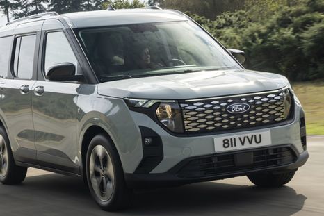 Así es el nuevo Ford E-Tourneo Courier Foto: Ford