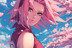 Sakura retratada por la inteligencia artificial Foto: Archivo Sakura retratada por la inteligencia artificial Foto: Archivo