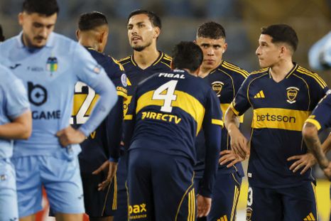 Los jugadores de Boca no hablaron con la prensa tras superar a OHiggins por penales.