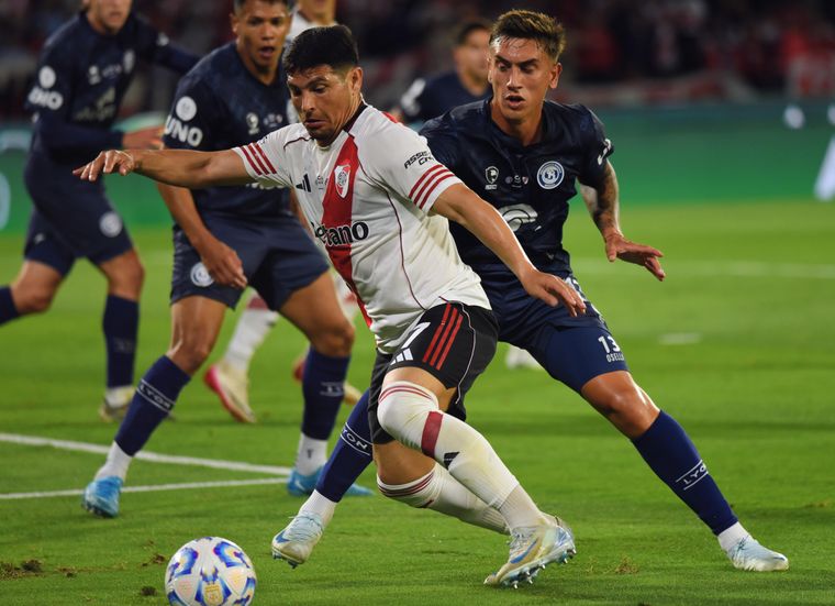 Maxi Salas salió en el ET de las semi entre River y la Lepra en Córdoba y sorprendió a todos. ¿Qué paso?