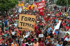 brasilenos volvieron a marchar contra temer y piden elecciones