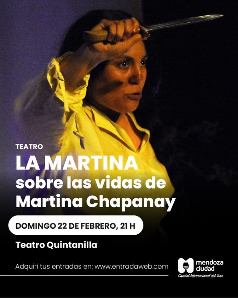 Martina Chapanay en el Teatro Municipal Julio Quintanilla. Martina Chapanay en el Teatro Municipal Julio Quintanilla.