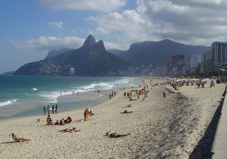 La playa de Ipanema, uno de los lugares míticos de Río de Janeiro.