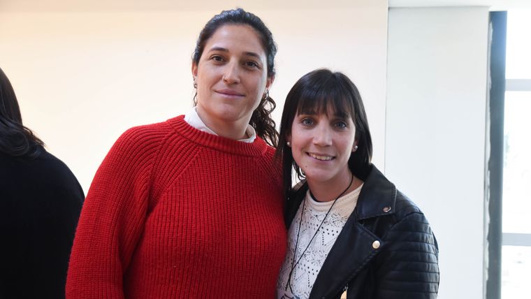 Paloma Guevara y Agostina Scalia. Paloma Guevara y Agostina Scalia.