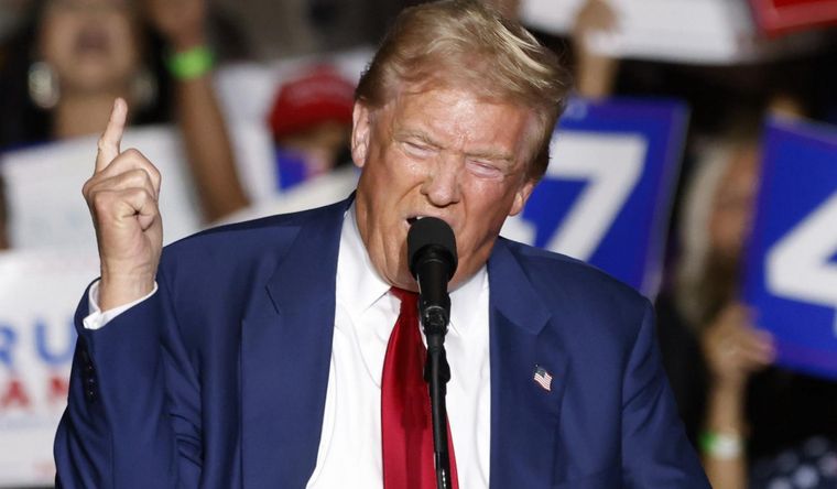 Donald Trump fue contundente y arremetió contra Joe Biden por su postura ante el conflicto entre Israel e Irán. Foto: EFE