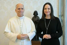el papa leon xiv recibio en el vaticano a maria corina machado en medio de la crisis en venezuela