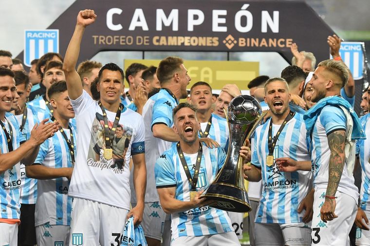 Racing crece en la tabla de títulos. Foto: Télam