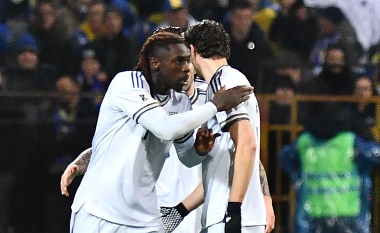 Moise Kean puso el 1-0 para Italia. Moise Kean puso el 1-0 para Italia.