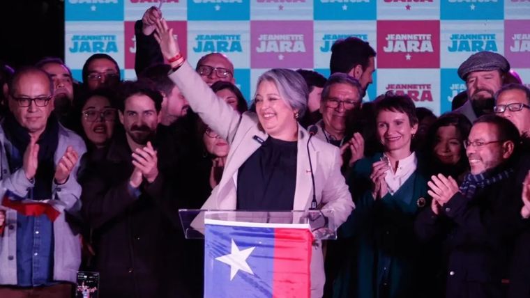 Jeannette Jara, la candidata del Partido Comunista.&nbsp;