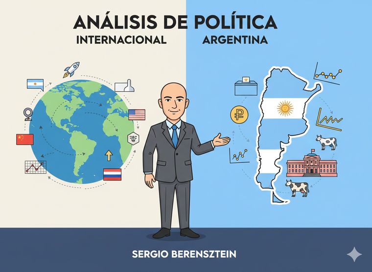 Así también la Inteligencia Artificial configura al analista Sergio Berensztein. Así también la Inteligencia Artificial configura al analista Sergio Berensztein.