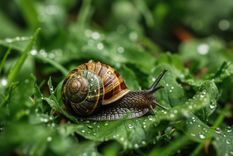 Los caracoles y babosas desean lugares oscuros, frescos, húmedos y comen las plantas durante la noche.