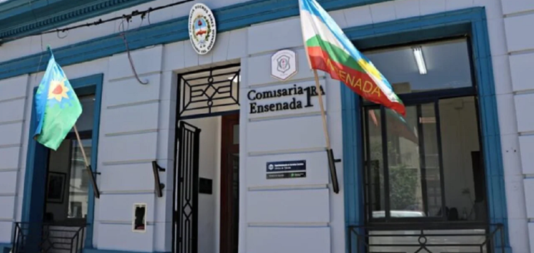 La comisaría de La Plata Foto: NA