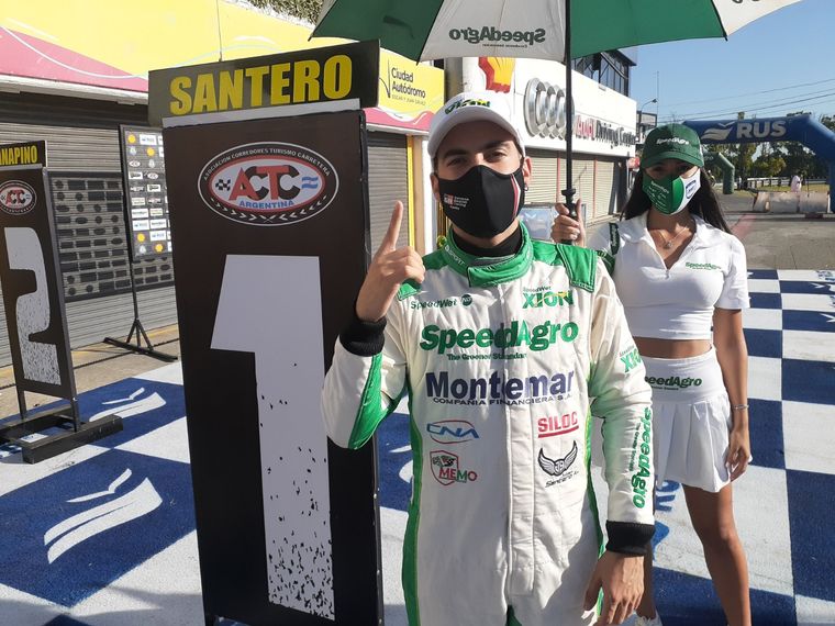 Santero estrenará auto en la Copa de Oro. Foto: Mauricio Mansilla