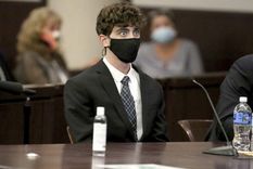 El rostro de Cameron Herrin, al oír su sentencia. Foto: WashingtonTimes.
