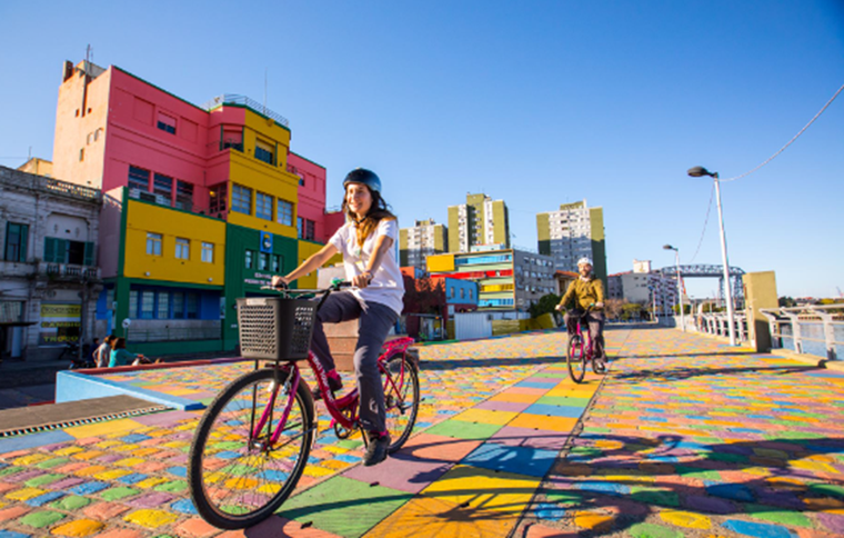 La zona de La Boca forma parte de uno de los circuitos recomendados. Foto: CABA