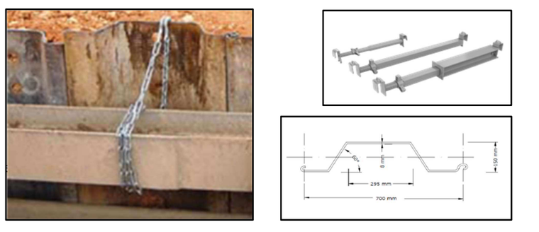 Será obligatorio utilizar tablestacas metálicas para reducir el ancho de excavación y proteger las estructuras linderas.