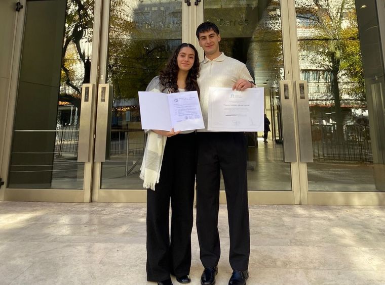 Alejo y Lucía desarrollaron una plataforma inclusiva para escuelas primarias. &nbsp;