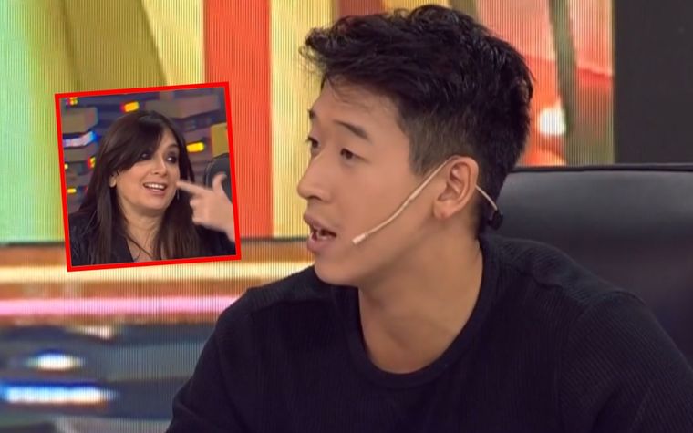 Martín Ku se plantó frente a Edith Hermida en Bendita. Foto: Captura TV