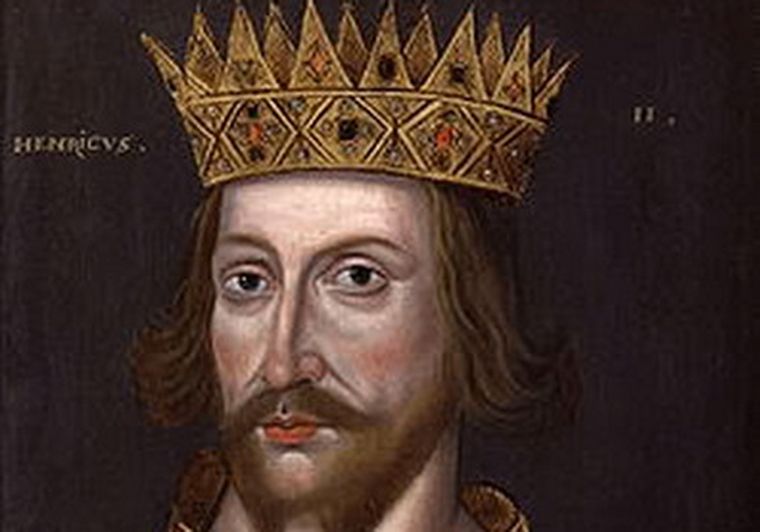 Enrique II de la familia Plantagenet.