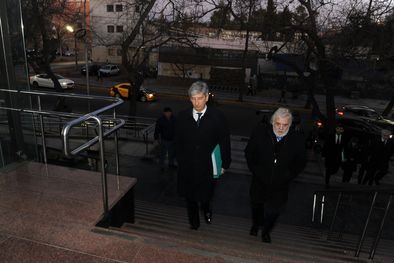 MDZol | Bento subió por la escalera, como acusado. Foto: Alfredo Ponce