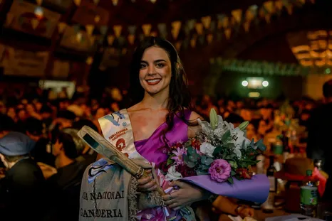La flamante Embajadora Nacional de la Ganadería representó a San Carlos. La flamante Embajadora Nacional de la Ganadería representó a San Carlos.